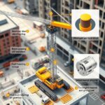 mini żuraw budowlany