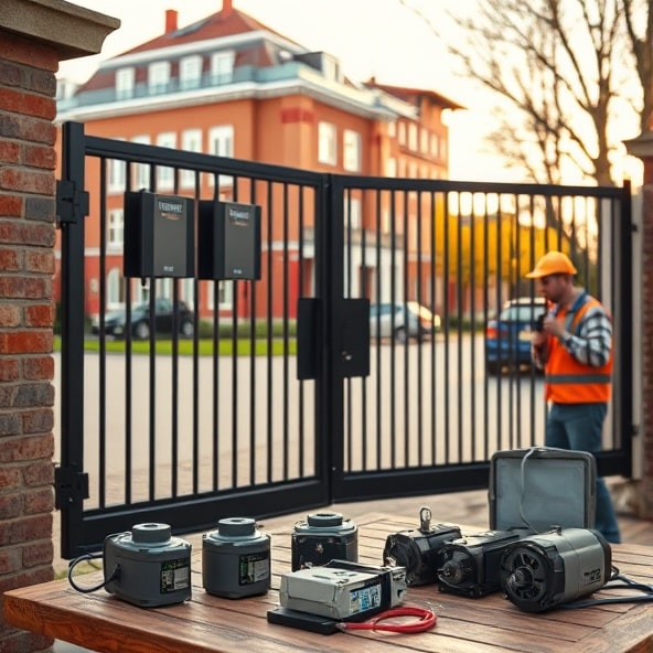 napędy do bram skrzydłowych łódź