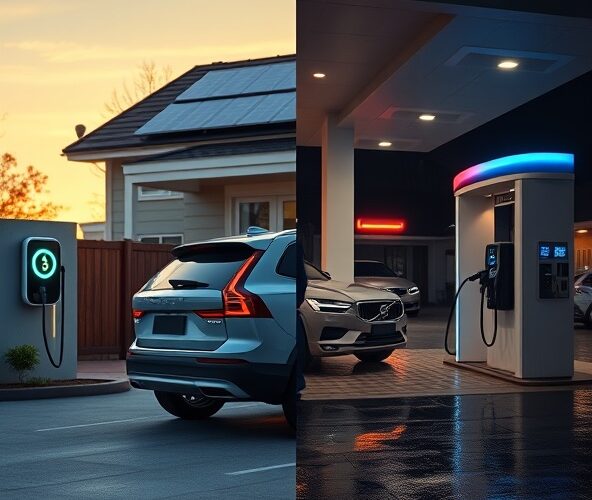 Czy ładowanie nowego Volvo EX30 w domu wychodzi taniej niż tankowanie?