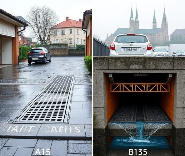 Jakie odwodnienia liniowe w Lublinie do garażu: A15 czy B125?