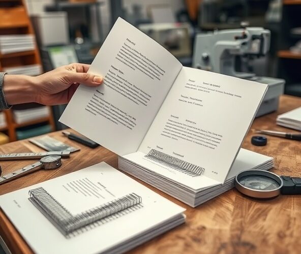 Jak zmniejszyć ilość wad oprawy zeszytowej w małej drukarni?