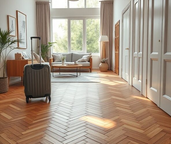 Czy panele winylowe jodełka sprawdzą się w Airbnb z dużą rotacją?