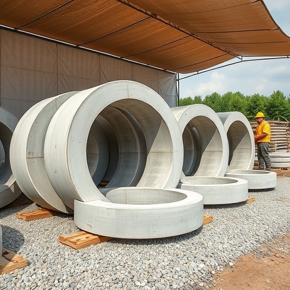 pierścień betonowy