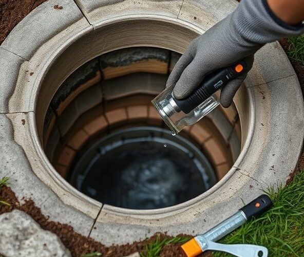 Jak właściciel studni przydomowej sprawdzi, czy pierścień betonowy przepuszcza wodę?