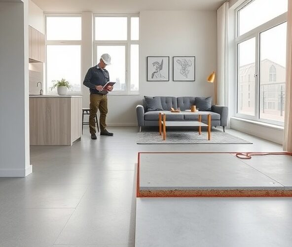 Czy posadzki anhydrytowe w Warszawie nadają się do mieszkania 30 m2?