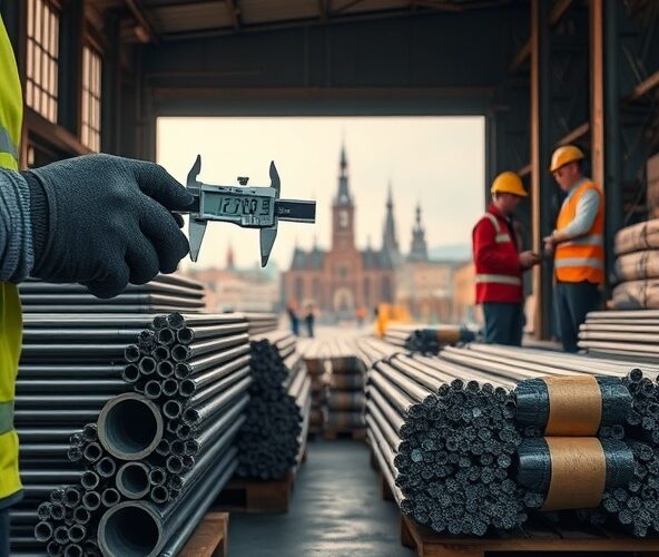 Na co zwrócić uwagę przy odbiorze prętów stalowych w Poznaniu?