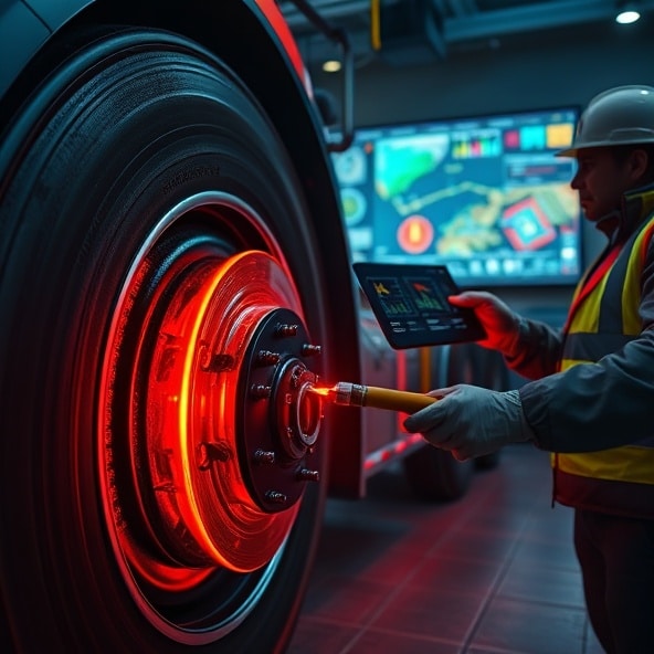 przegrzane klocki hamulcowe