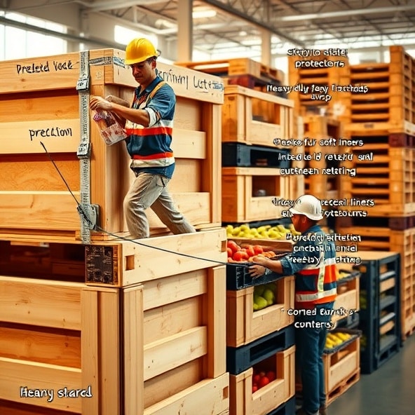 skrzyniopalety na owoce