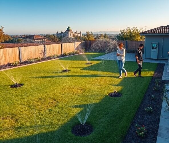 Ile wody zużyją systemy nawadniające w Warszawie dla trawnika 300m2?