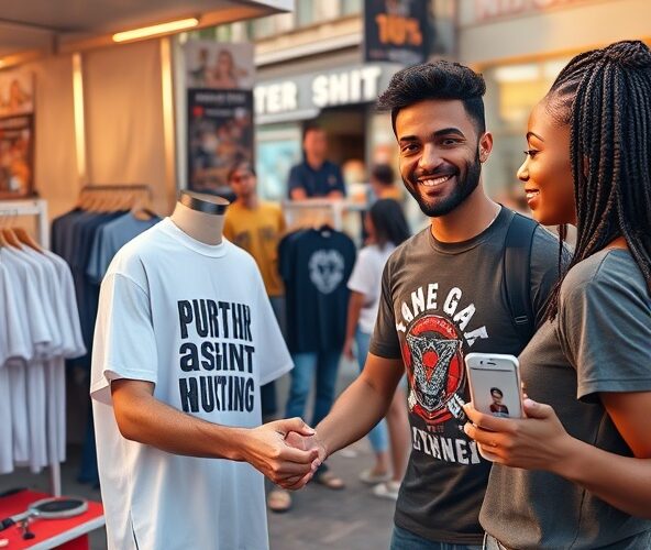 Jak lokalnie pozyskać klientów na t-shirt unisex z własnym nadrukiem?