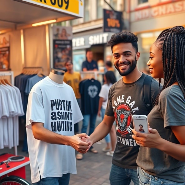 t-shirt unisex z własnym nadrukiem