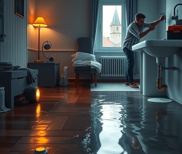 Czujnik zalania czy zawór odcinający przy wycieku wody w Jędrzejowie?