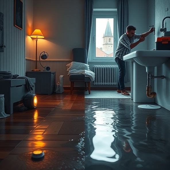 wyciek wody jędrzejów