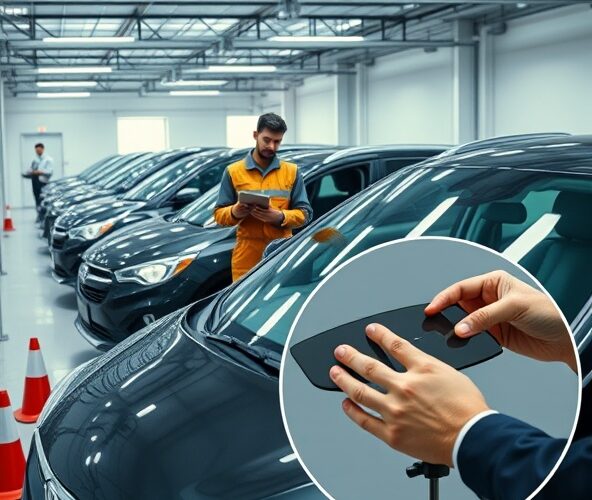 Jak przygotować wzór umowy na wymianę szyby przedniej dla floty?