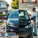 wymiana szyby przedniej w samochodzie