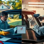 wymiana szyby przedniej w samochodzie