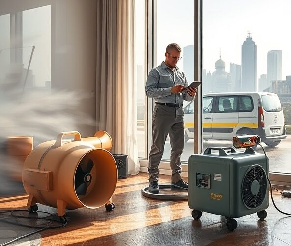 Jak dobrać wentylator do wynajmu w Warszawie do szybkiego osuszania?