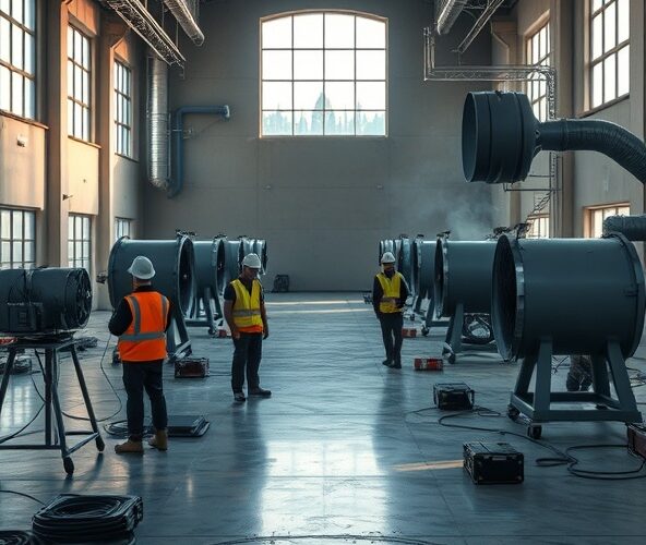 Ilu wentylatorów wynająć w Warszawie, by osuszyć 1000 m3 w 48h?