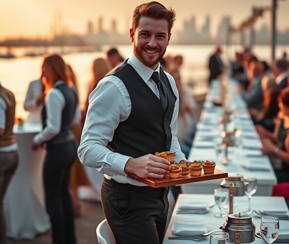 Ile kosztuje kelner z wypożyczalni cateringowej w Trójmieście?