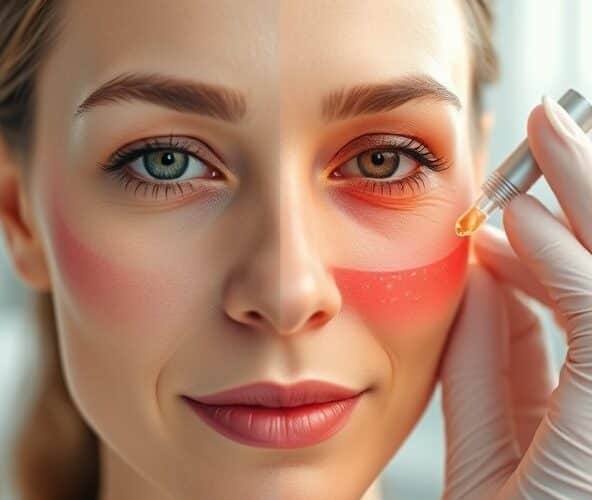 Czy serum z peptydami po Virtue RF przyspieszy zagęszczenie skóry twarzy?