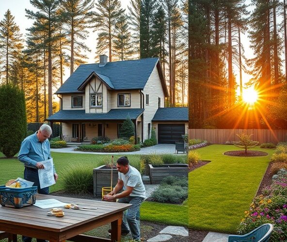 Zakładanie ogrodów Podkowa-Leśna etapami dla właściciela — 50 000 zł całkowity?