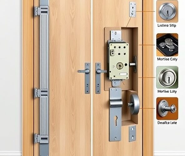 Zamki antywłamaniowe do drzwi wejściowych: listwowy czy wpuszczany?