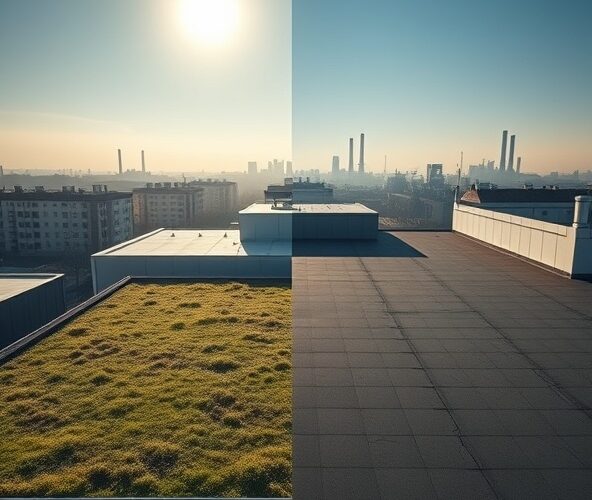 Które pokrycie dachów płaskich w Rudzie Śląskiej najlepiej znosi smog i wahania temperatur?