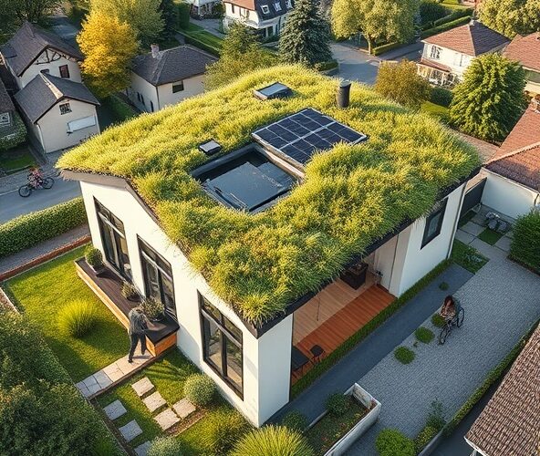 Czy zielone dachy w Zielonce obniżą rachunki domu 120 m2?