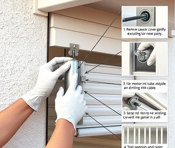 Jak zamontować napęd do rolety zewnętrznej w istniejącej skrzynce bez uszkodzenia elewacji?