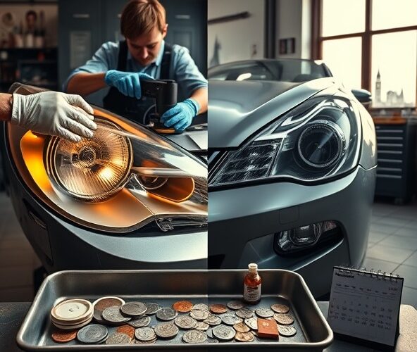 Regeneracja lamp samochodowych przednich w Lublinie — koszty i trwałość?