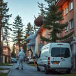 Jak bezpiecznie usunąć gniazda szerszeni w Bielanach bez użądleń? usuwanie gniazd szerszeni bielany