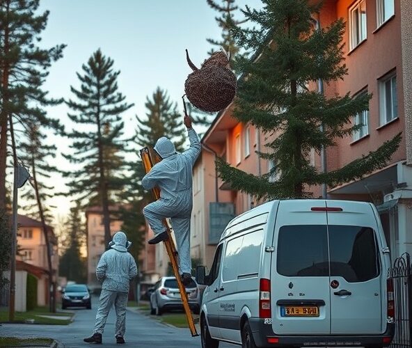 Jak bezpiecznie usunąć gniazda szerszeni w Bielanach bez użądleń?