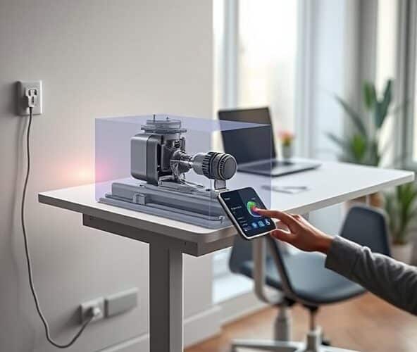 Ile prądu zużywa elektryczny mechanizm regulacji wysokości biurka?