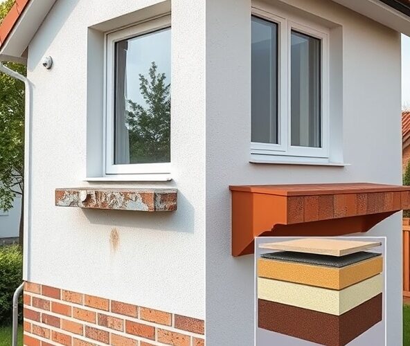 Jak dobrać i zamontować parapety zewnętrzne klinkierowe w Zielonce, aby uniknąć zawilgoceń ścian pod oknami?