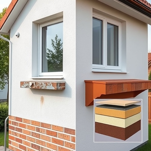 parapety zewnętrzne klinkierowe zielonka