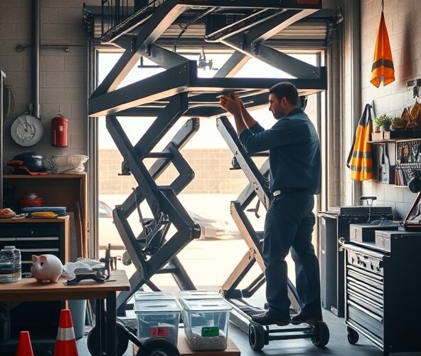 Jak obniżyć koszty serwisu podnośnika nożycowego w JDG?