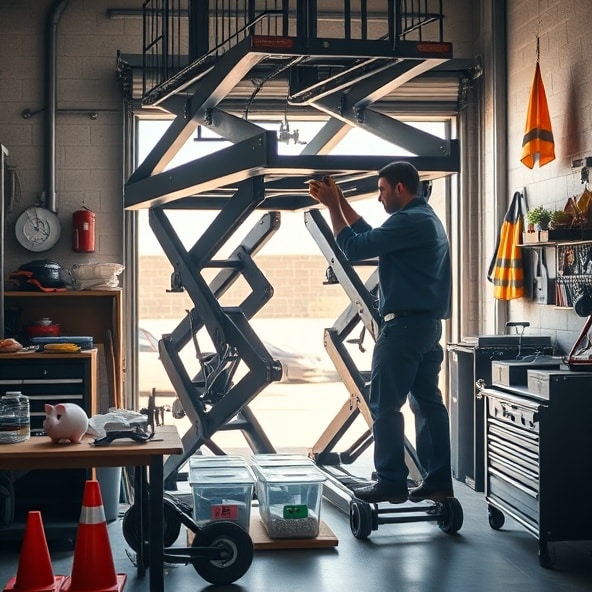 podnośnik nożycowy