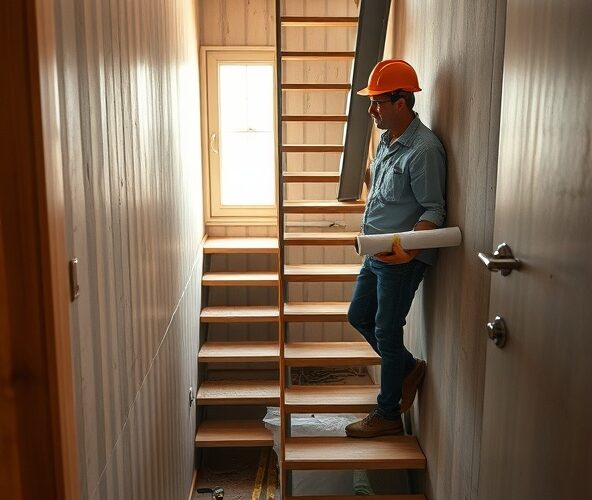 Czy montaż schodów modułowych na klatce 90 cm wymaga zgody?