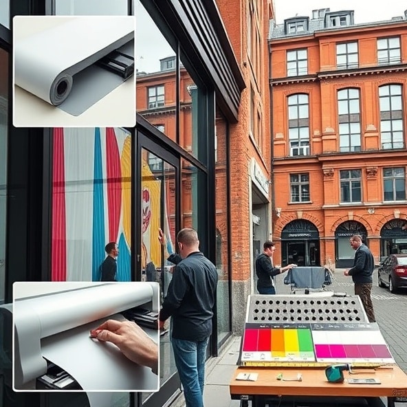 druk na folii samoprzylepnej łódź