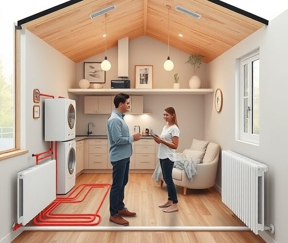 Na co zwrócić uwagę przy wyborze ogrzewania do domu modułowego 60 m2?