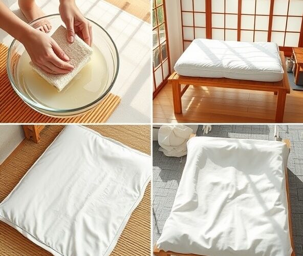 Jak prać futon japoński, żeby nie uszkodzić wypełnienia?