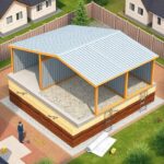 garaże blaszane dwuspadowe