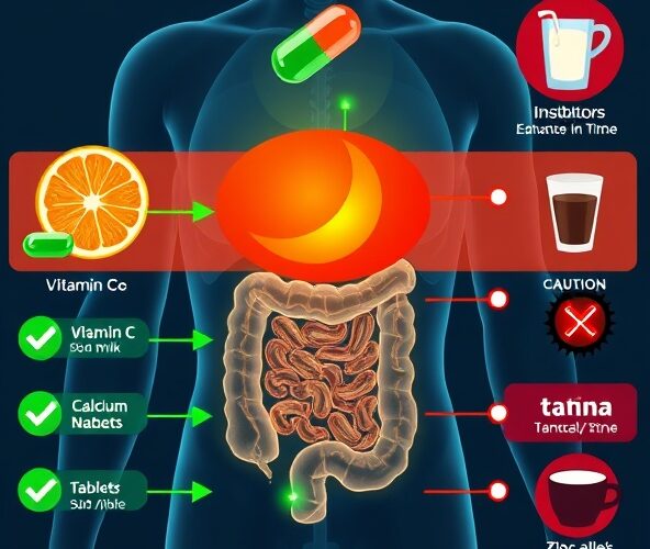Jak łączyć witaminy i minerały przy suplementacji żelaza, żeby poprawić wchłanianie i uniknąć niebezpiecznych interakcji?