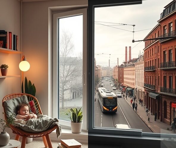 Jakie okna plastikowe w Łodzi najlepiej wyciszą mieszkanie przy ulicy?