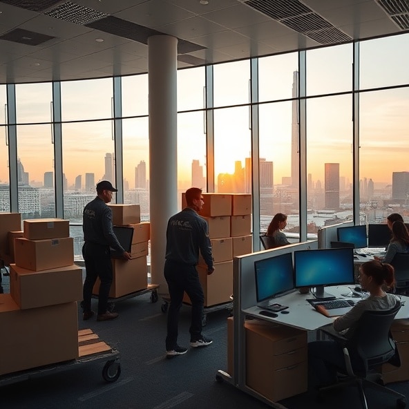 przeprowadzki biur warszawa