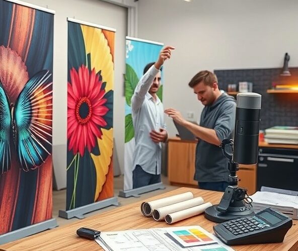 Jak zamawiać roll up z wydrukiem taniej przy niewielkich nakładach?