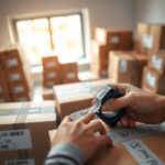 taśma klejąca z logo firmy