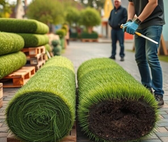 Jak sprawdzić jakość trawy z rolki w Milanówku przed zakupem?