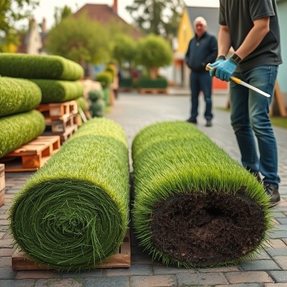 trawa z rolki milanówek