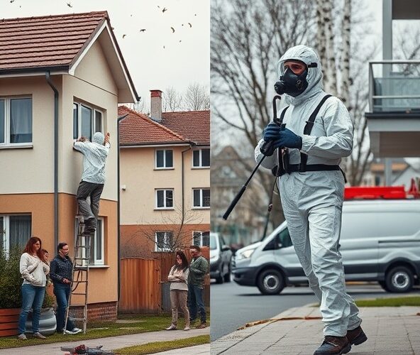 Czy samodzielne usuwanie gniazd os na Białołęce jest bezpieczne?